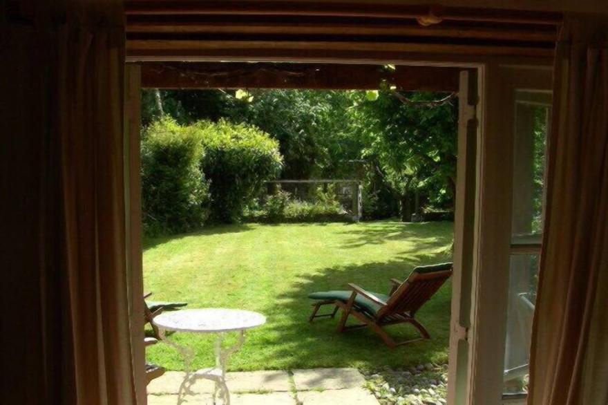 Converted Barn On Thatched Devon Longhouse Grounds At The Foot Of Rolling Hills.