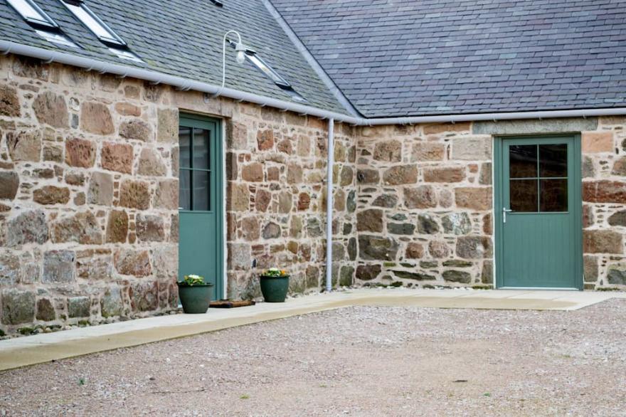 A beautiful steading conversion on a working farm in rural Aberdeenshire