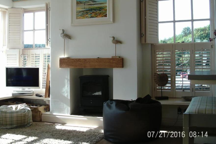 Situated in the heart of the village, within metres of the sea and sandy beach.