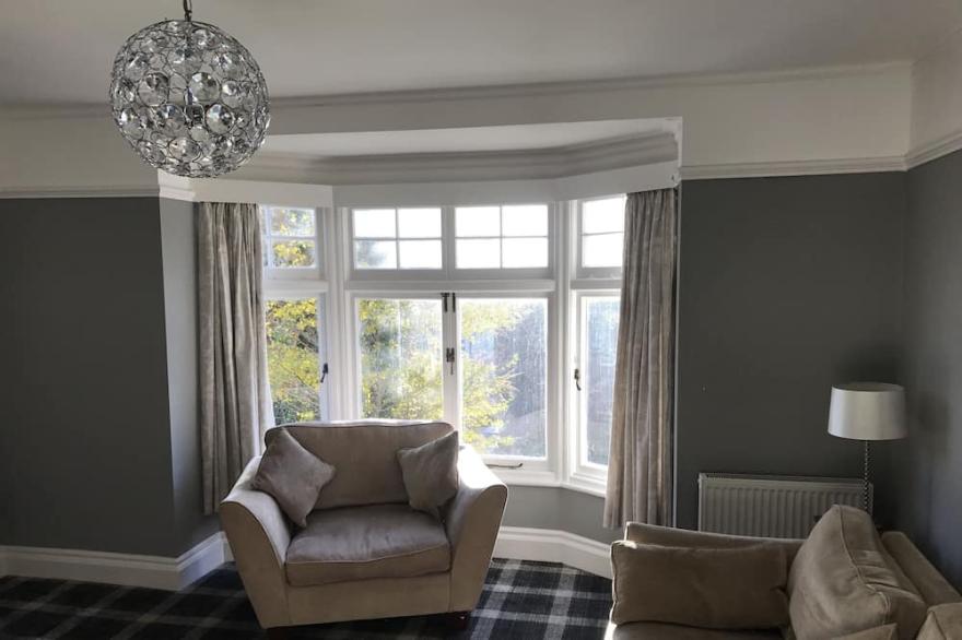 Unique old house in the heart of Whitby. Perfect location with parking .