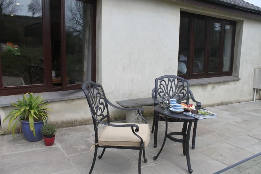 Converted detached barn in peaceful South Hams location close to Dartmouth