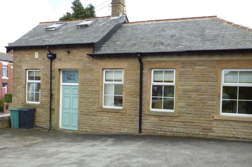 Large Coach House in Village Location with Private Garden, Family Friendly