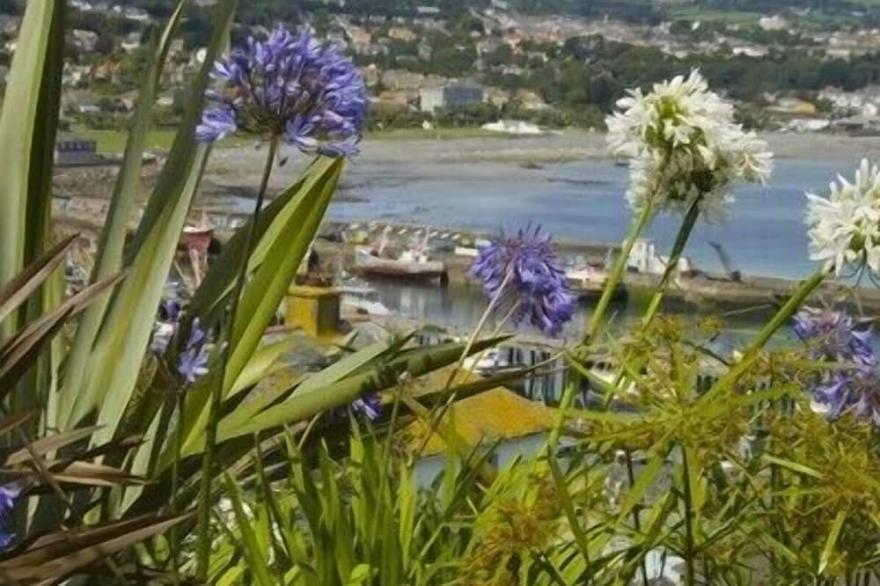 Amazing sea views over Mounts Bay and out to the Lizard