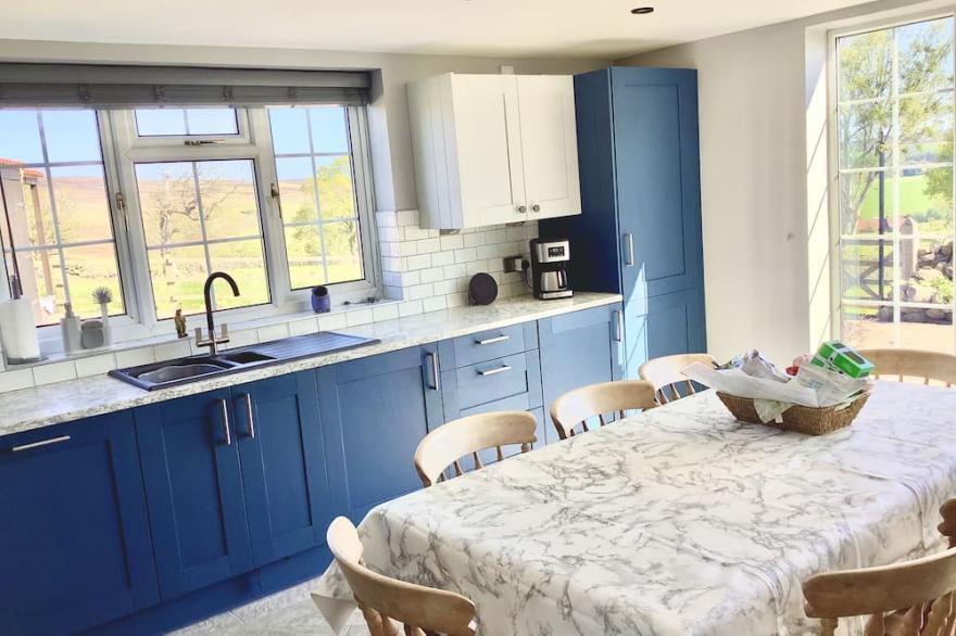 6 Bed Farmhouse, Goathland. North York Moors, Whitby. Own hot tub.
