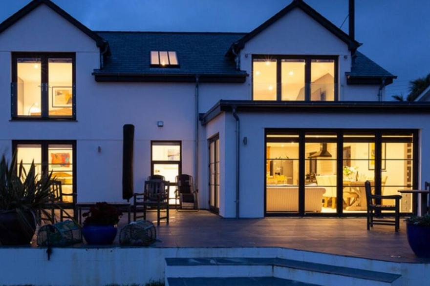 Luxury home overlooking Polzeath beach