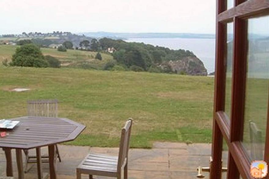 Magnificent views looking across St Austell Bay towards Fowey