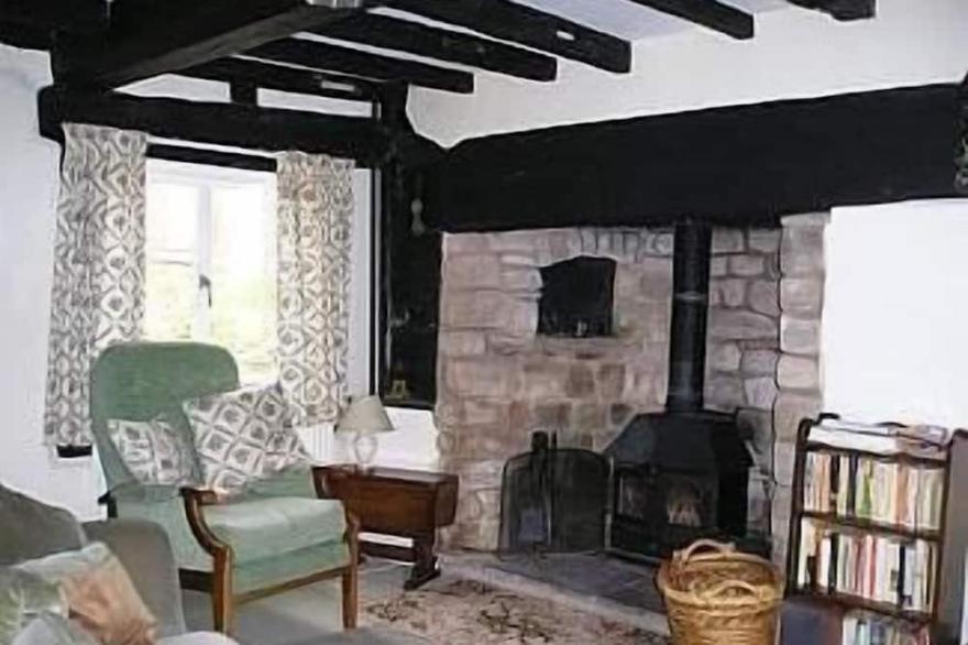 Picturesque Black And White Cottage