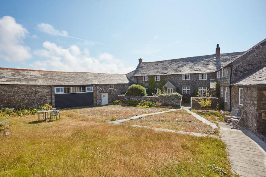 Nestled down just off the South West coast path, The North Wing of this beautiful old farmhouse is t