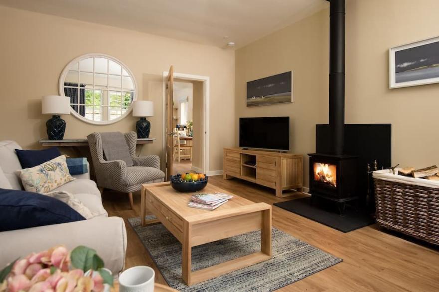 The Coach House sleeps six in three bedrooms