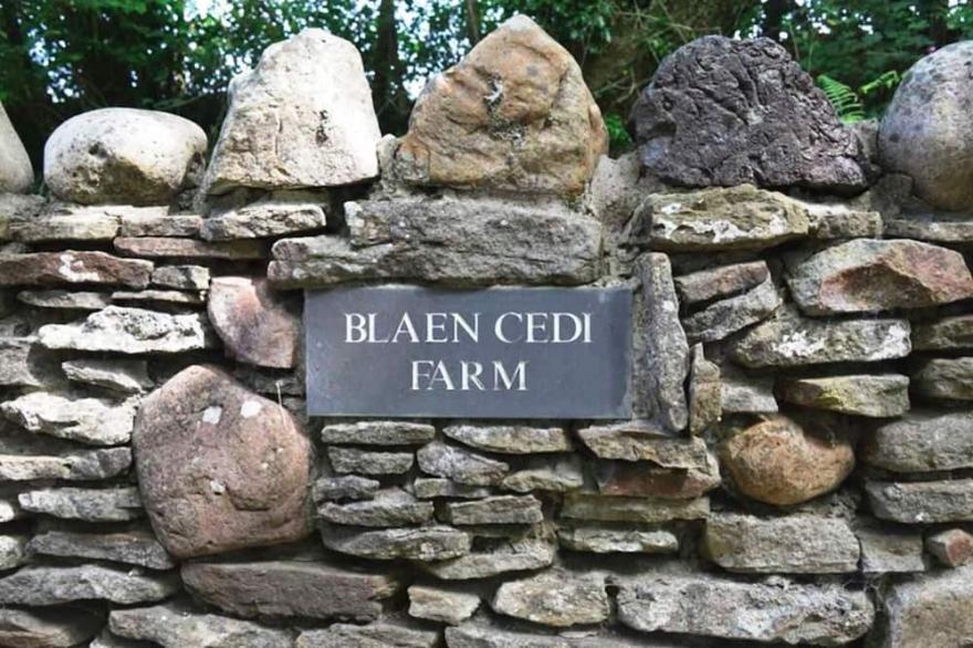 The Cabin at Blaen Cedi Farm - New for July 2019