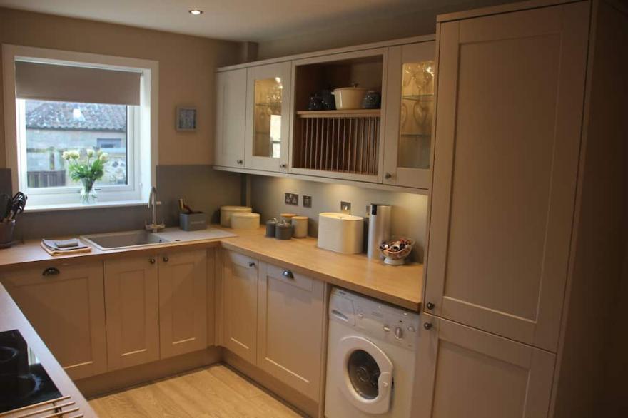 A beautiful recently renovated modern but homely cottage by St Andrews.