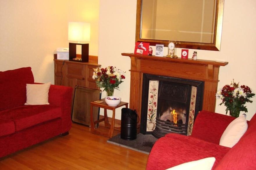 Traditional highland home with secluded garden and panoramic views of Inverness