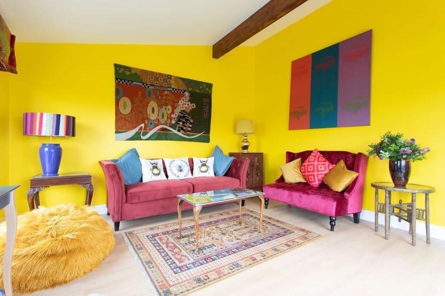 LOWTOWN COTTAGE - an eclectic rural cottage set in the Northumbrian countryside