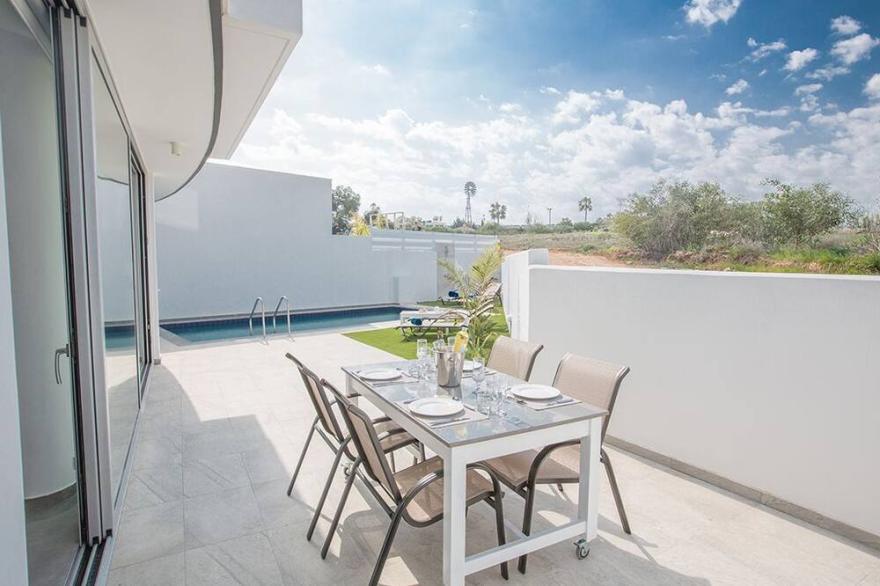 Protaras Holiday Villa OL23 - Brand New 2BDR Villa with Pool, Close to the Beach