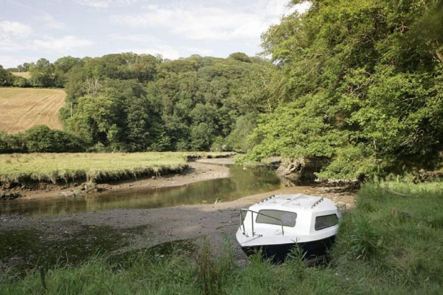 Alice's Cottage, Stands In The Beautiful Wooded Valley At Watergate