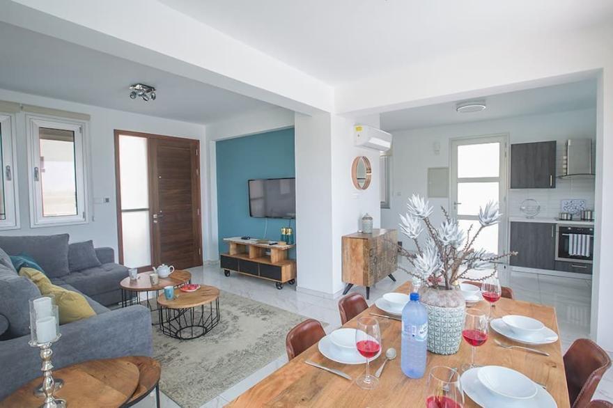 Protaras Holiday Villa AL01 -  3BDR Villa, Walking Distance to the Beach