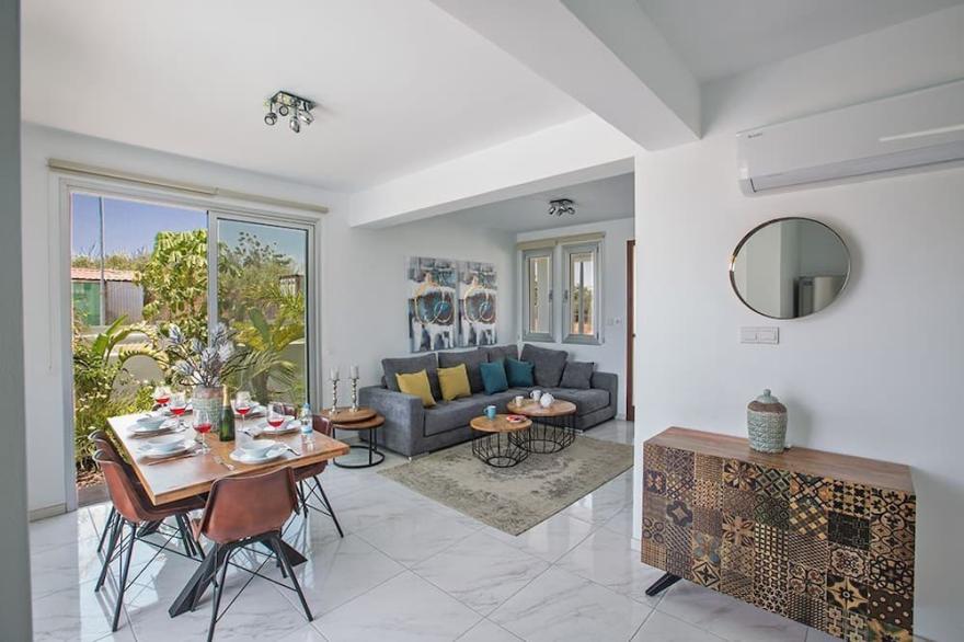 Protaras Holiday Villa AL01 -  3BDR Villa, Walking Distance to the Beach