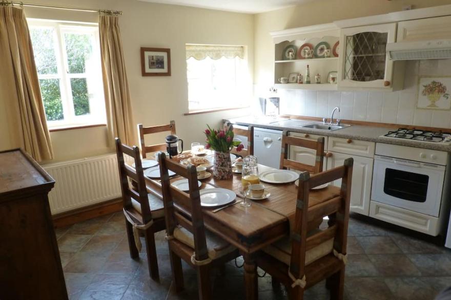 The cottage is a tastefully converted former Victorian barn in Tarvin Sands.