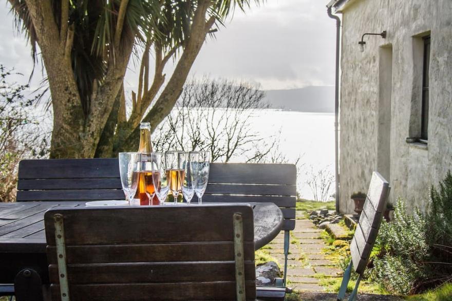 A beautiful & remote farmhouse on the Isle of Arran with outstanding sea views