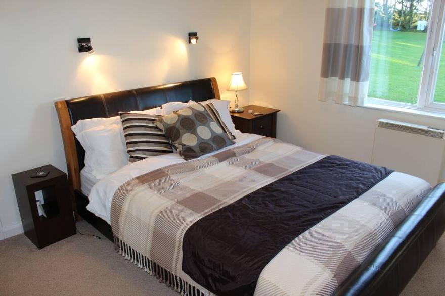 Spacious farmhouse with large childrens play area and fabulous family kitchen.
