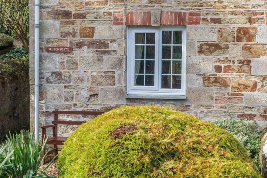 Queensgate, a semi detached cottage set within a small hamlet close to Pentewan and the south coast