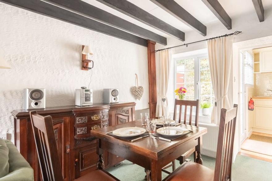Queensgate, a semi detached cottage set within a small hamlet close to Pentewan and the south coast