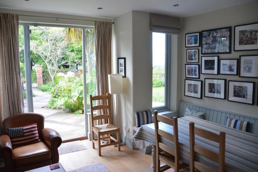 Studland Family House On The Edge Of Village, With Sea And Country View