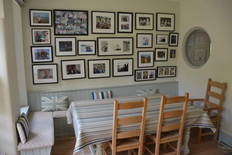 Studland Family House On The Edge Of Village, With Sea And Country View
