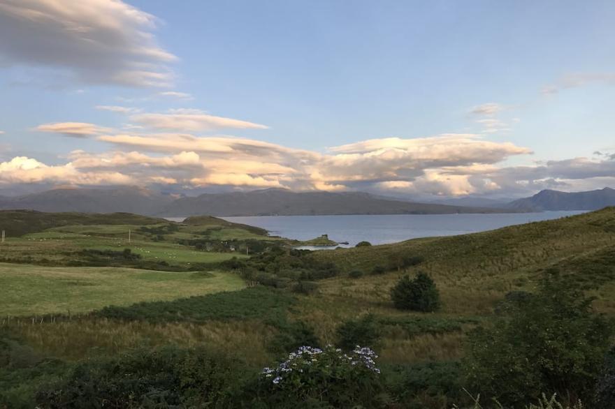 Beautiful converted croft house with stunning views