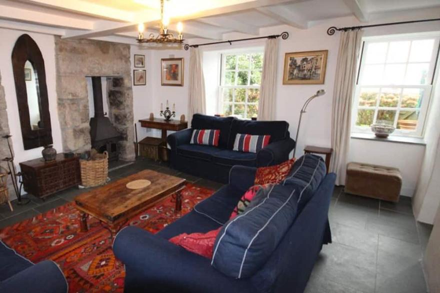 Sparrows Nest, a quiet detached property just a short drive away from Mousehole and Penzance