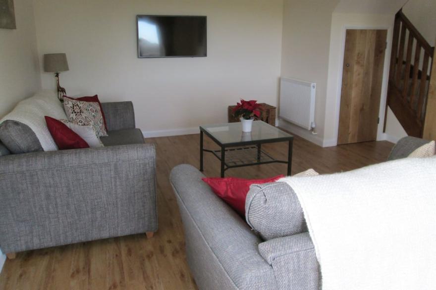 Barn conversion in beautiful, peaceful, rural location with stunning views.