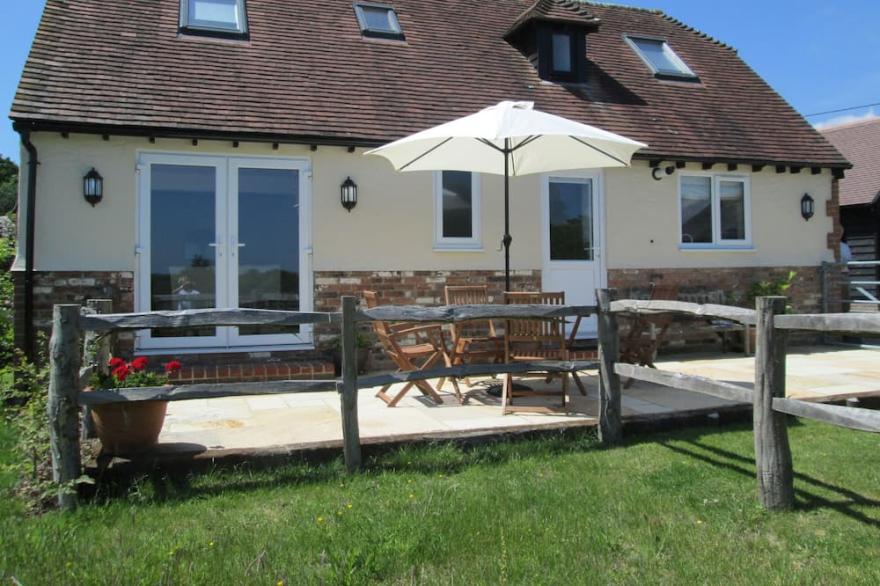 Barn conversion in beautiful, peaceful, rural location with stunning views.