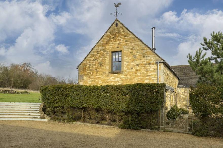 Perfect for a romantic getaway, The Hideaway has a cosy wood-burning stove, a beautiful well-equippe