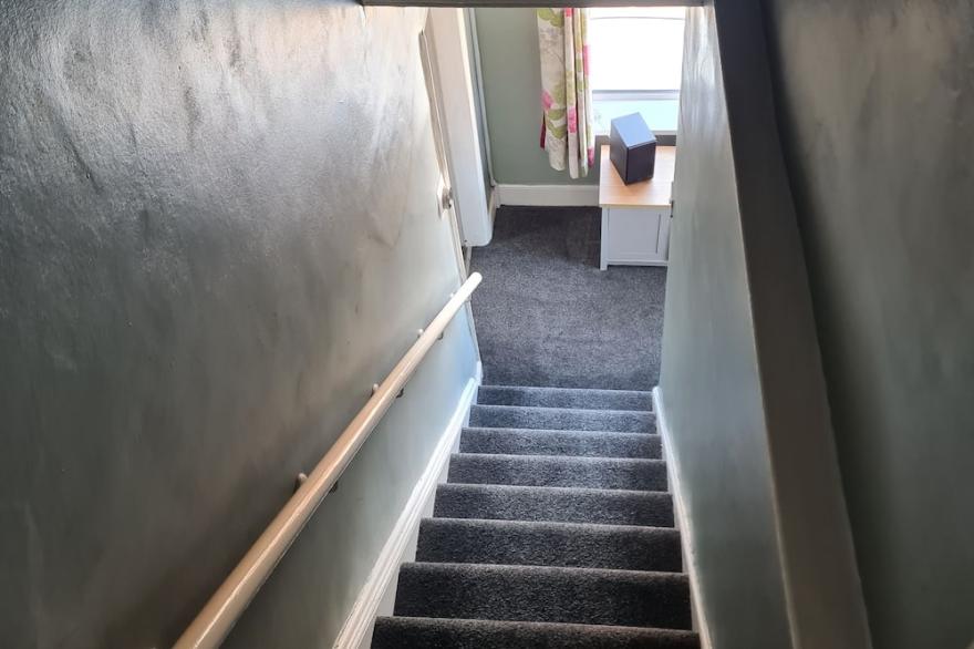 Less than 500m from Bridlington beach