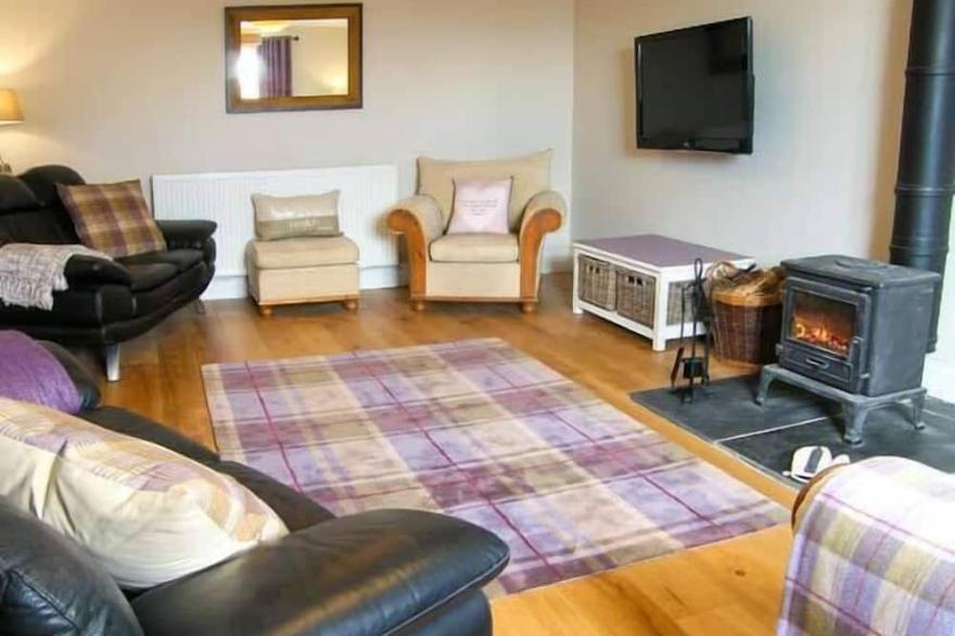 DOUGLAS COTTAGE, with hot tub in Penycae