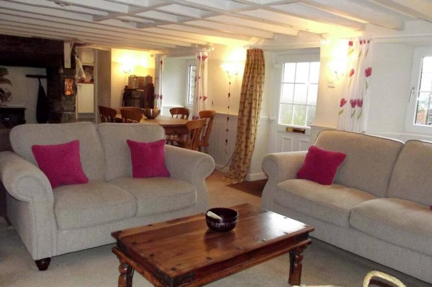 Bath Cottage, Woolley. 200 yr old stone cottage in charming North Cornish hamlet
