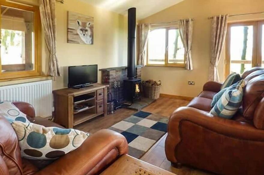 VALLEY VIEW LODGE, family friendly, with open fire in Welshpool
