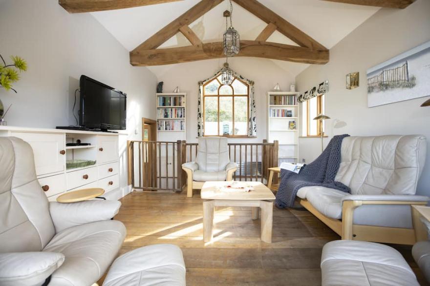 Stunning front line Beach House with incredible sea views, parking & garden