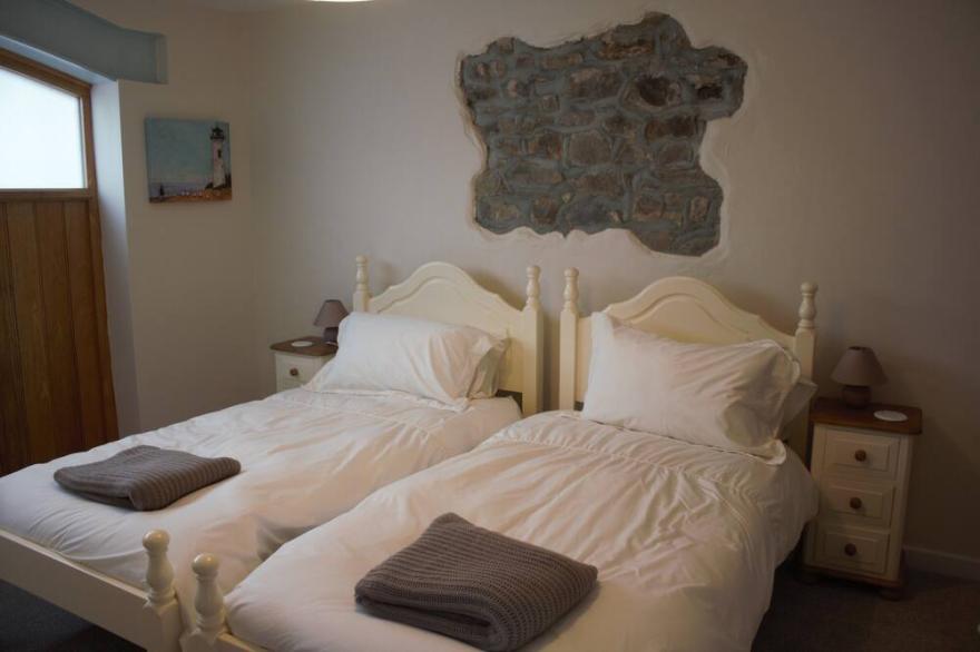 Luxury barn conversion in the heart of North Devon in an 11 acre smallholding