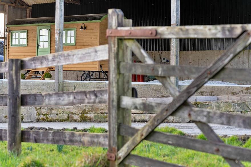 The Shepherd's Hut at Northcombe Farm