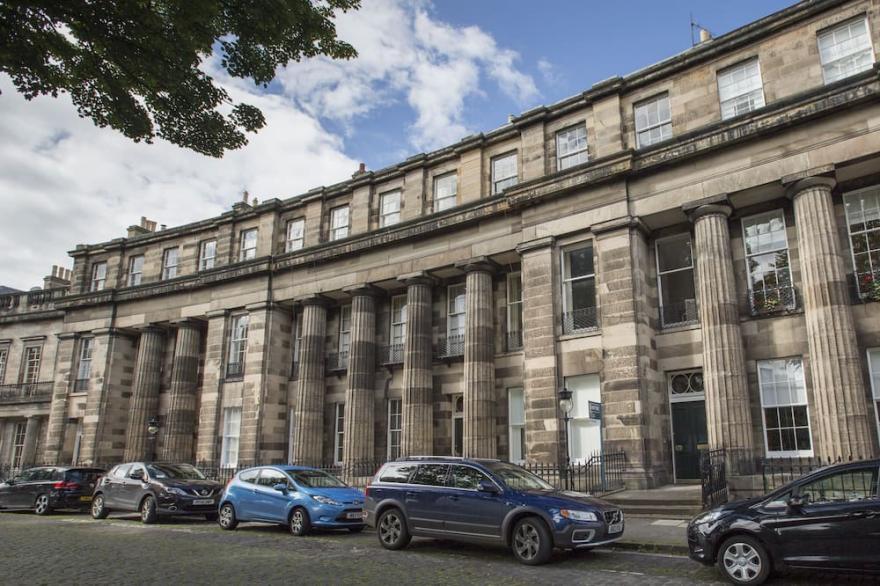 St Bernard's Crescent, beautiful bright and well proportioned 3 bed flat