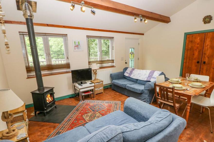 SEADRIFT CABIN, pet friendly, with open fire in Llansteffan