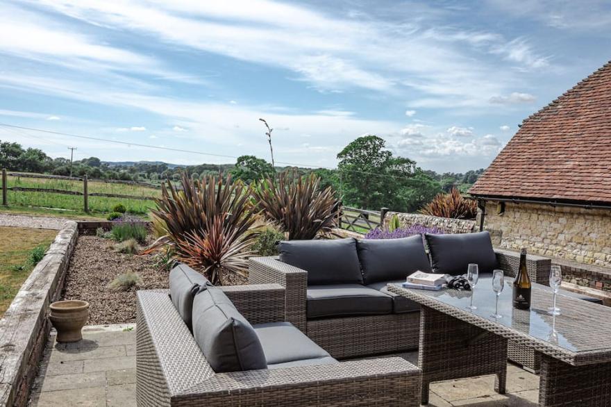 Stunning 6 bedroom converted barn nestled in Souths Downs; 5,000+ sq ft; 9 acres