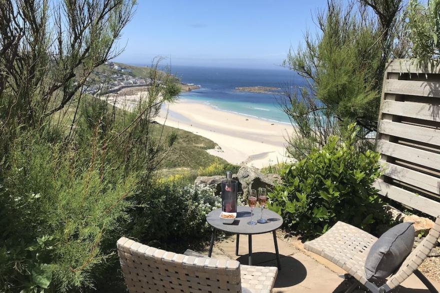 Luxury Cornish Cottage - Amazing Sea Views & Private Path to Sennen Cove Beach