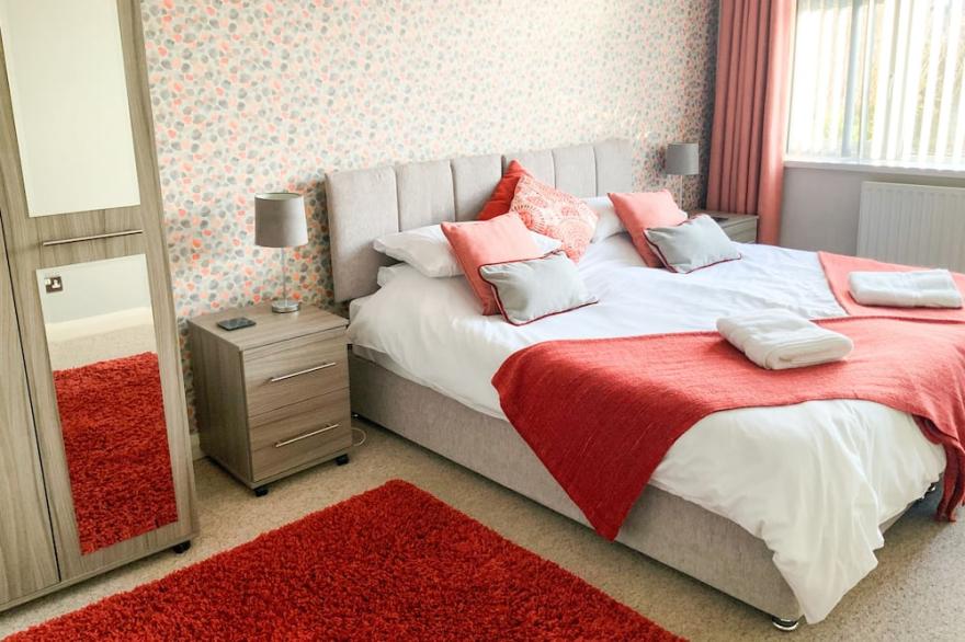 Eastgate House in Lancing. A  three-bedroom house located five minutes from the beach. The town c...