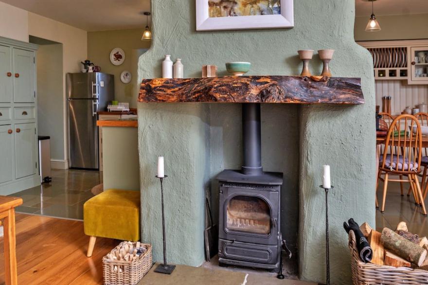 Swalebeck House, stunning countryside views, log burner, beautiful interiors