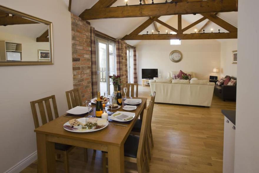 Beautiful ground floor, two bedroomed barn conversion