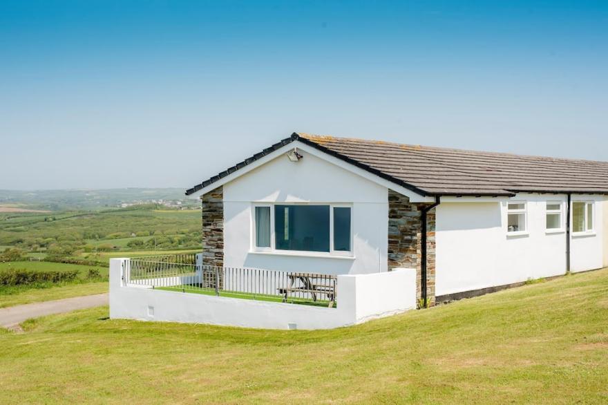 Unrestricted Sea Views! 3 bedroom cottage overlooking  Widemouth Bay,  Cornwall
