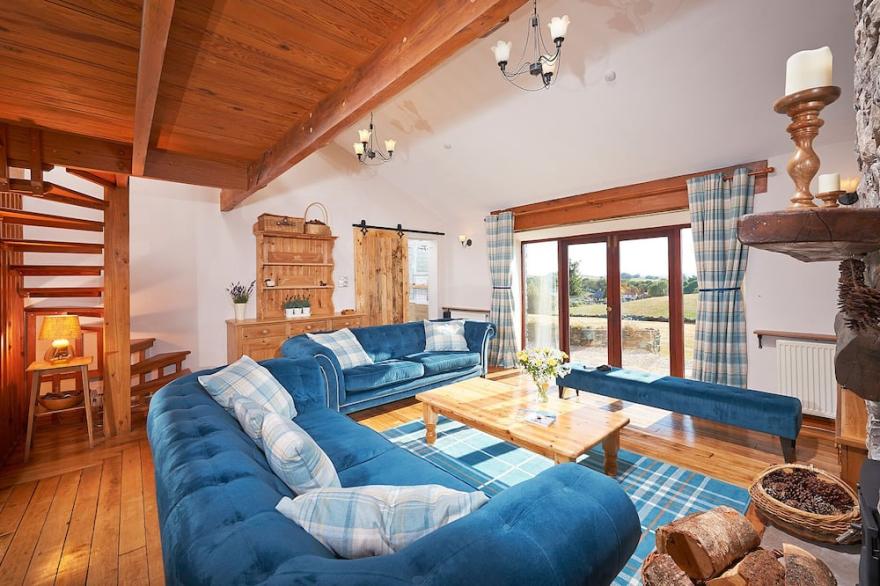 A Luxury barn conversion ideal for visits to the Lake District, accommodates 8