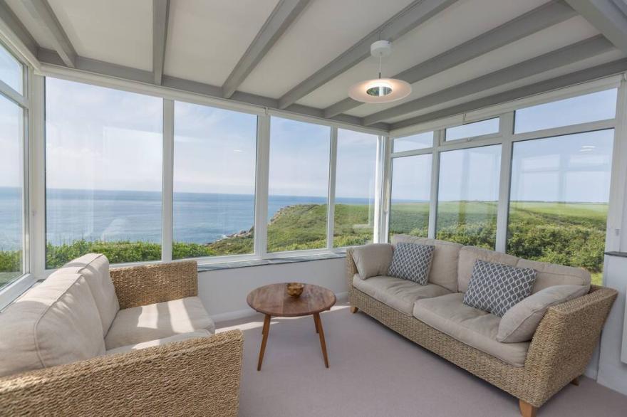 Stunning views, directly above Porthchapel Beach on the SW Coastal Path